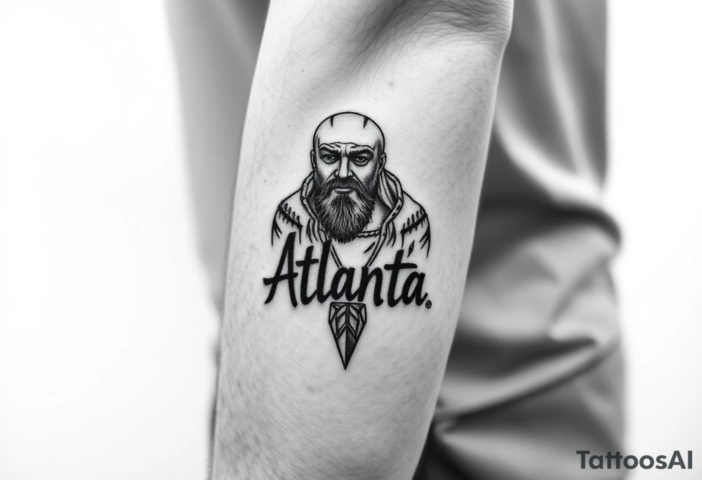 Atlanta theme with god tattoo idea