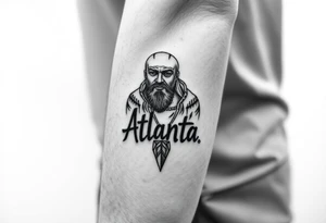 Atlanta theme with god tattoo idea
