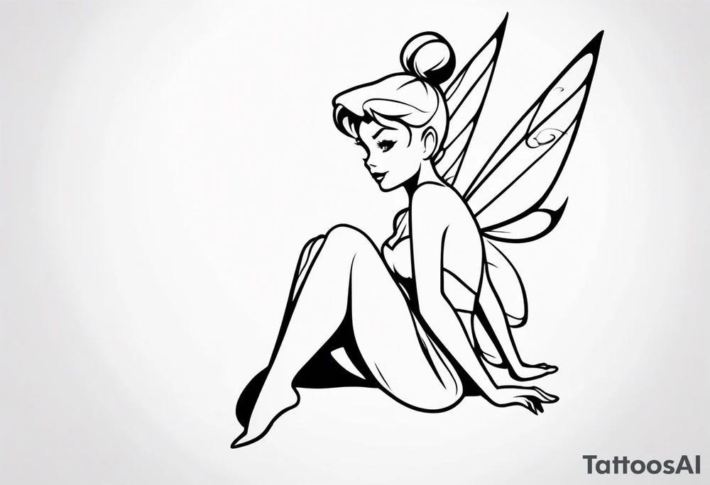 Tinker bell tattoo idea