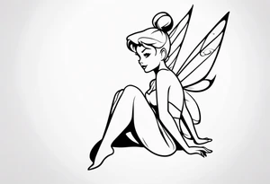 Tinker bell tattoo idea