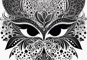 masquerade ball tattoo idea