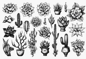 suculentas tattoo idea