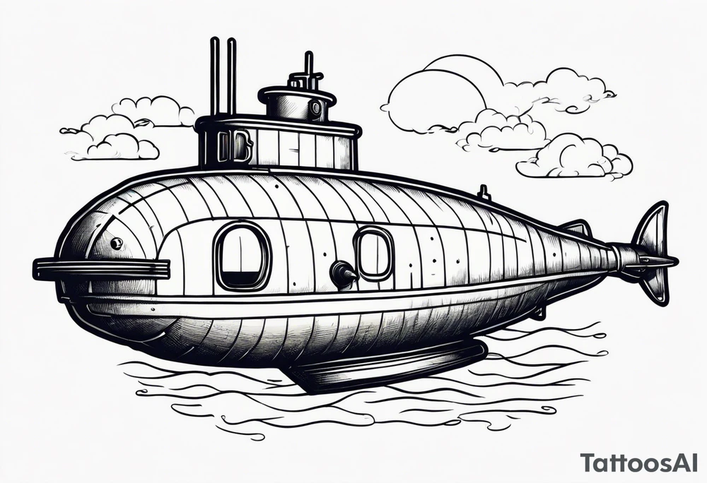 submarine tattoo idea