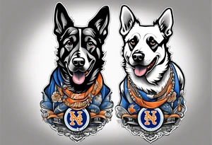 Dogs
New York Mets tattoo idea