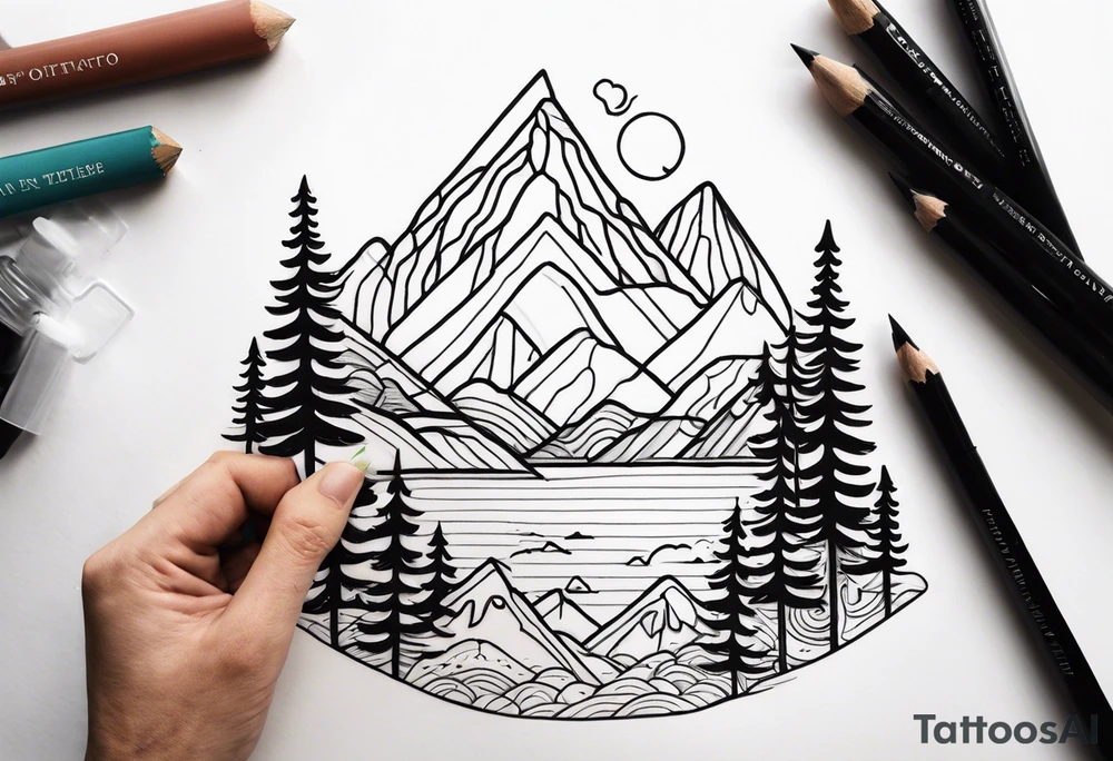 Family, Love, memories of family, mental health, mountains tattoo idea