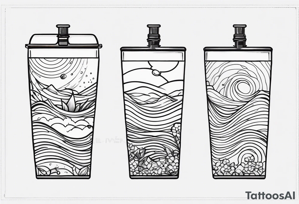 water wrap tattoo idea