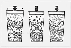 water wrap tattoo idea