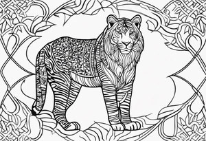 Animal Print PATTERN tattoo idea