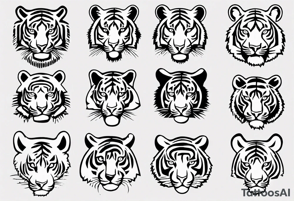 tiger tattoo idea