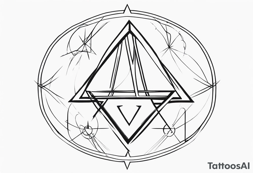 witch symbols tattoo idea