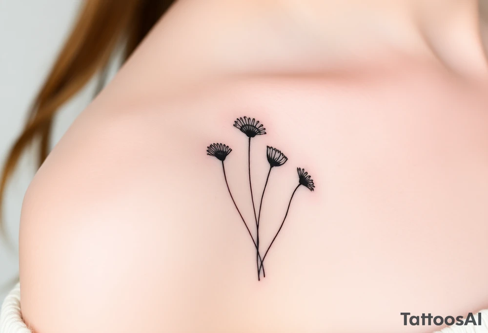 Wildflowers tattoo idea