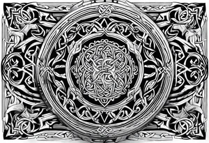 Celtic Viking sleeve tattoo tattoo idea