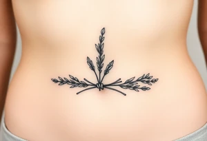 sage bundle tattoo idea