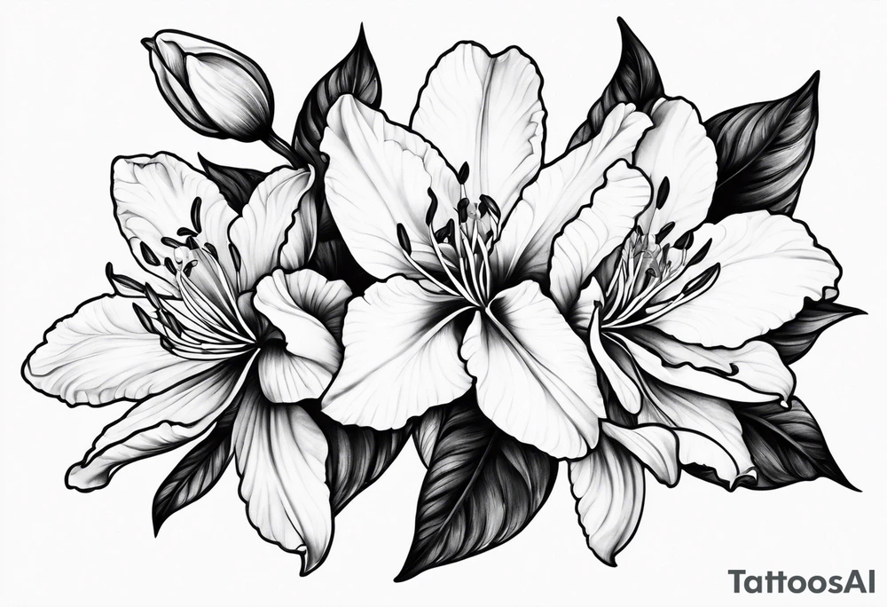 Azaleas tattoo idea