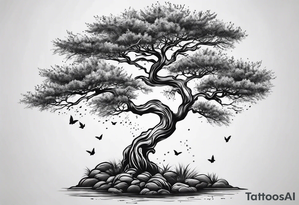 Small tree tattoo idea