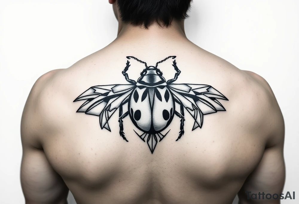 Gangster ladybug tattoo idea
