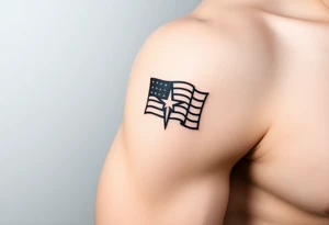 A patriotic symbol tattoo idea