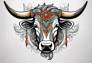 cybersigilism Longhorn tattoo idea