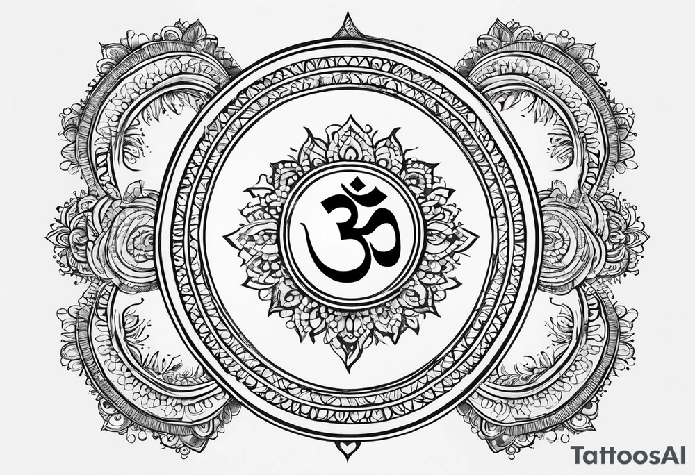 minimalist
elements of engineering
OM symbol
straight line Henna tattoo idea