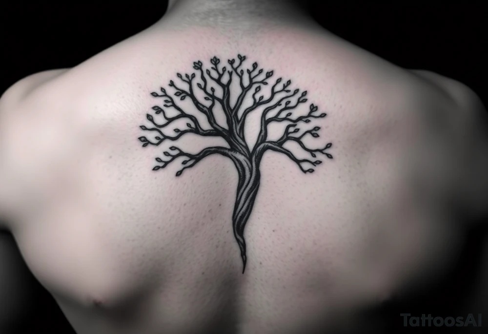 Tree of life one half Jamaican colours and one half Irish colours hand tattoo tattoo idea