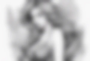 Draw a mermaid body with nice long fish tail with a shell bra tattoo idea