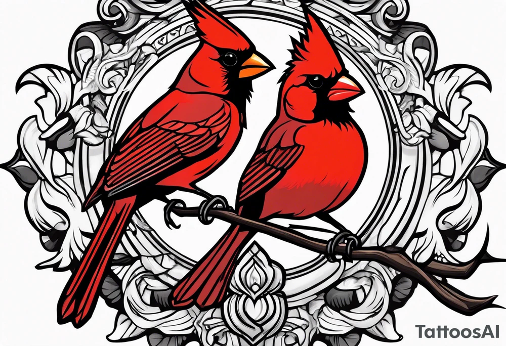 Cardinal tattoo idea
