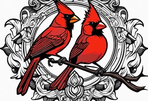 Cardinal tattoo idea