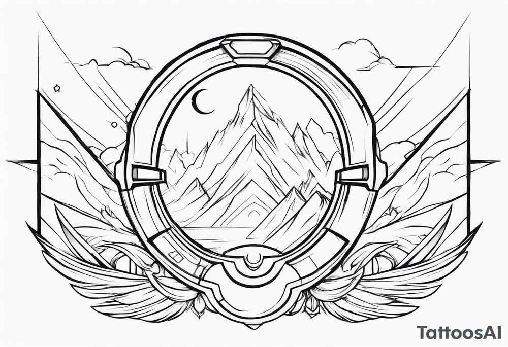 Halo video game tattoo tattoo idea