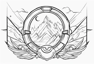 Halo video game tattoo tattoo idea