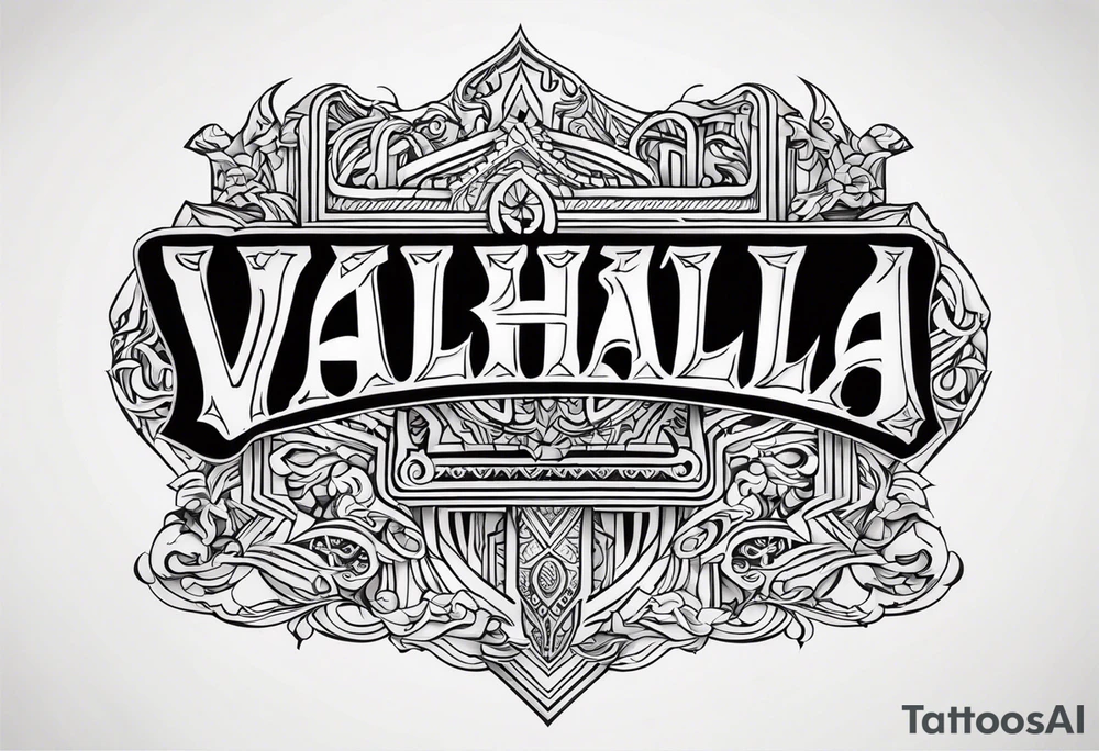 Valhalla tattoo idea