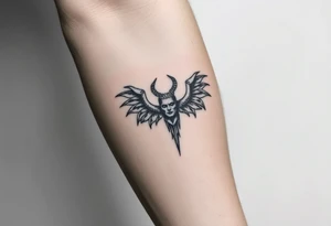 Lucifer as an angel tattoo idea