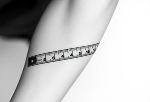 tape measure tattoo idea