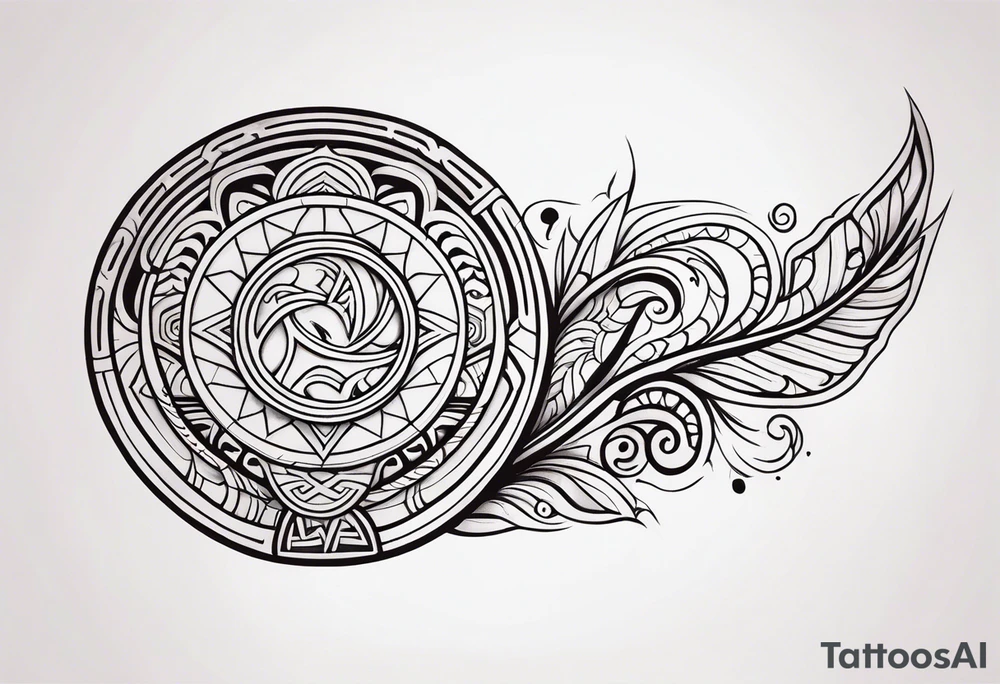 maori tribal  half sleeve tattoo tattoo idea