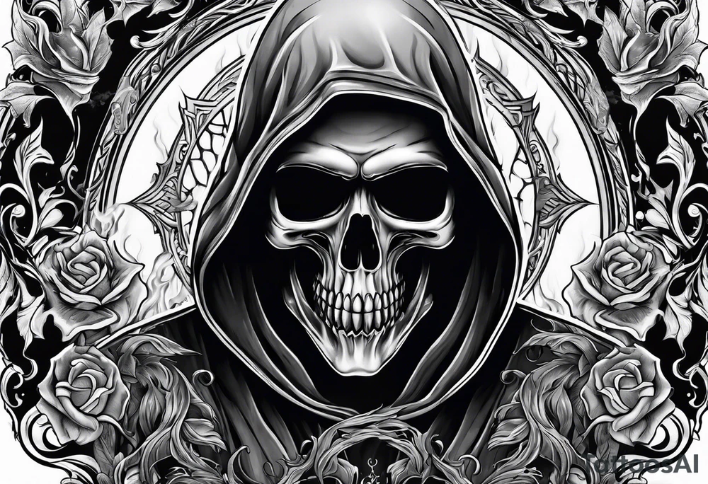 GRIM REAPER
WITH SMOKE tattoo idea