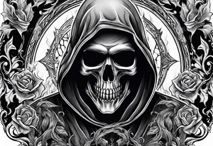 GRIM REAPER
WITH SMOKE tattoo idea