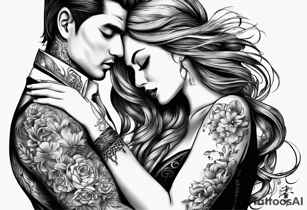 Script that says “slow dancing in a burning room” tattoo idea