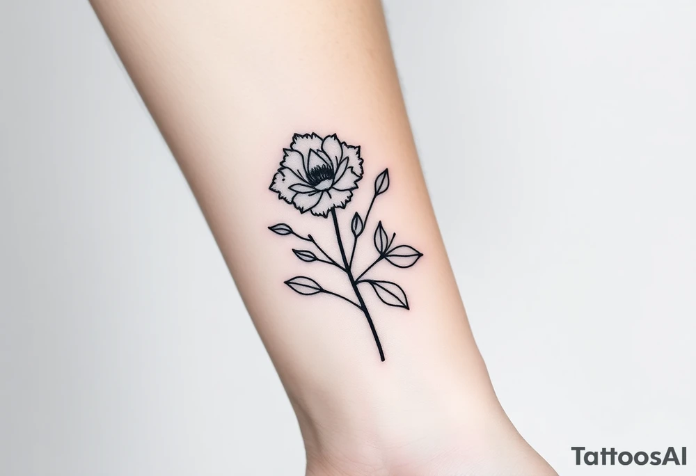 Floral urology inspired tattoo tattoo idea