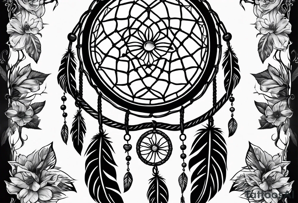 Dream catcher with multiple skulls tattoo idea Dream catcher with multiple skulls tattoo idea