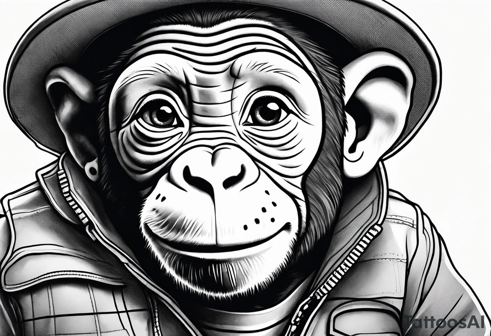 Curious George tattoo idea