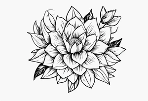 Ramos de flores tattoo idea