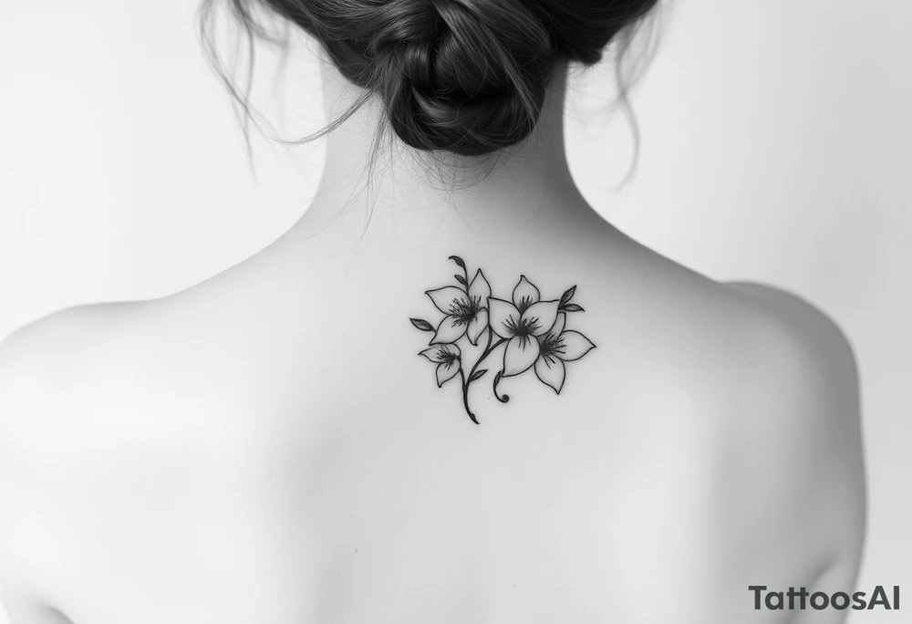 Honeysuckle tattoo idea