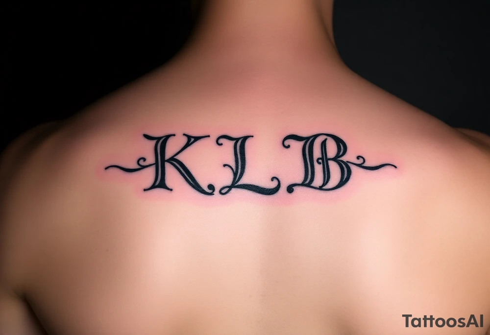 K.L.B tattoo idea