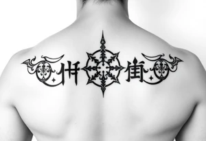 Thai symbols mystical tattoo idea