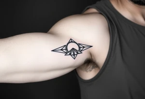 Simple
Right arm band.
Path exploring the universe tattoo idea