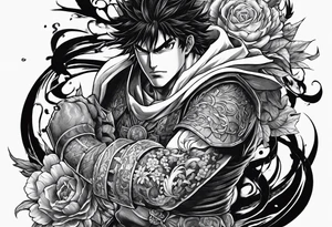 a sleeve from the manga Berserk tattoo idea
