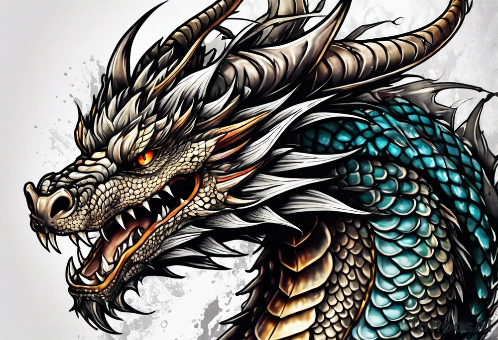 dragon tattoo idea