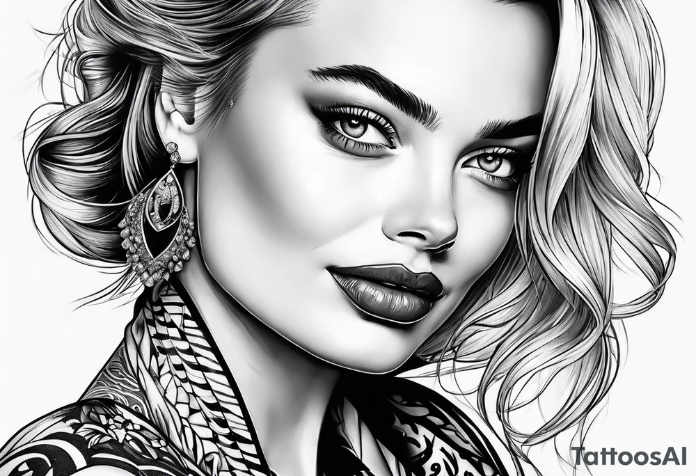 Margot Robbie tattoo idea