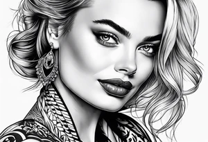Margot Robbie tattoo idea