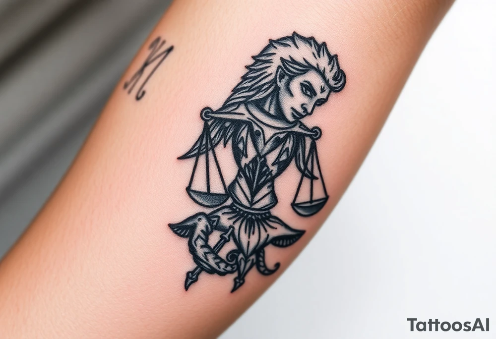Computer code software developer, father of 6, masculine , strength, overcome, Libra, tattoo idea