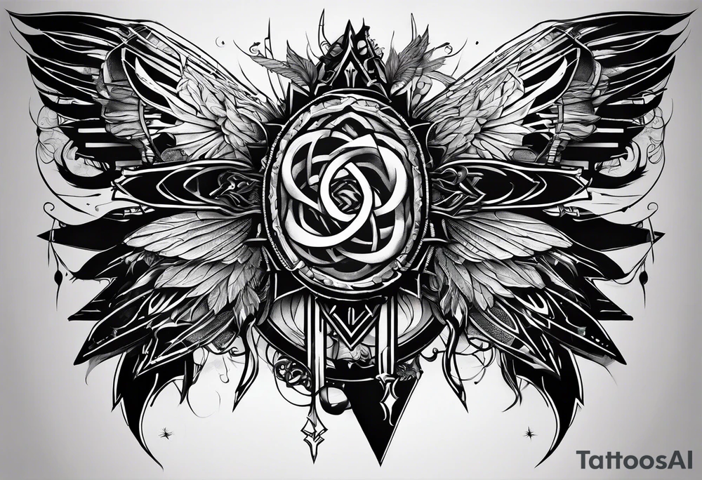 Design a tattoo based on the nine inch nails song right where it belongs tattoo idea